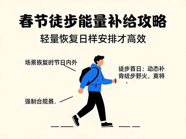 徒步首日:动态补给与节奏控制