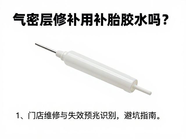 气密层修补用补胎胶水吗?门店维修实操指南与避坑指南