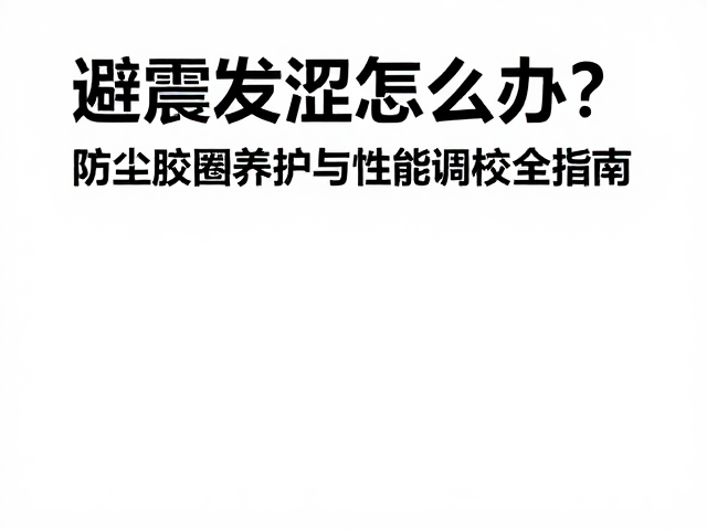 避震发涩怎么办？防尘胶圈养护与性能调校全指南