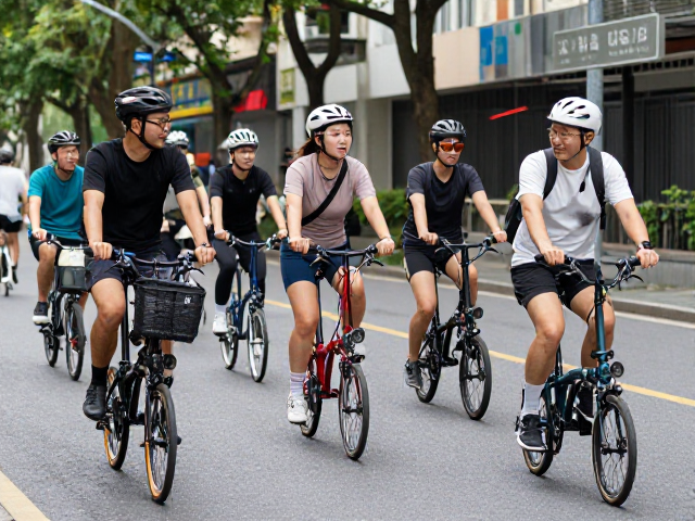 折叠自行车骑行俱乐部,好友结伴出游的Citywalk新潮流