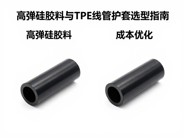 高弹硅胶料与TPE线管护套选型指南,性能对比与成本优化