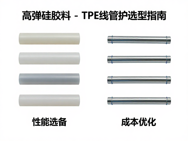 高弹硅胶料与TPE线管护套选型指南，性能对比与成本优化
