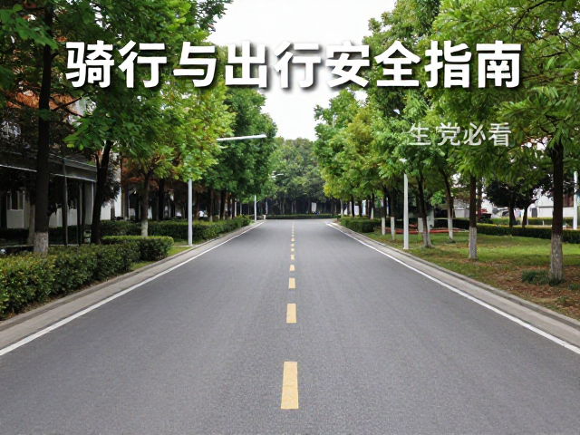学生党必看,校园道路平缓路段骑行与出行安全指南