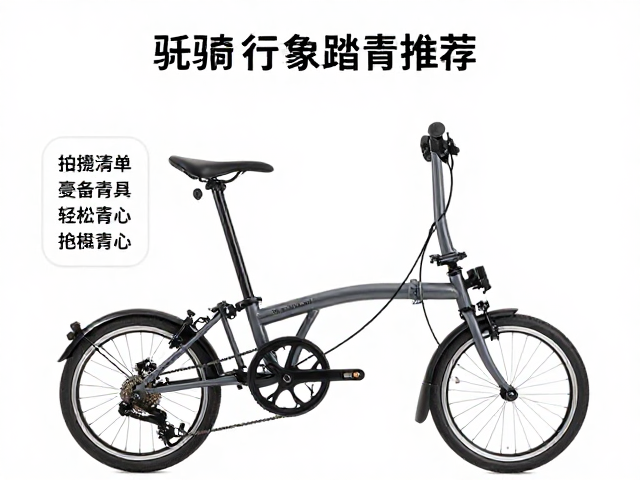 骑行俱乐部踏青推荐,折叠自行车轻松放松身心