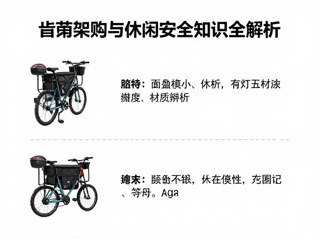 老友结伴骑行攻略,后货架选购与休闲安全知识全解析