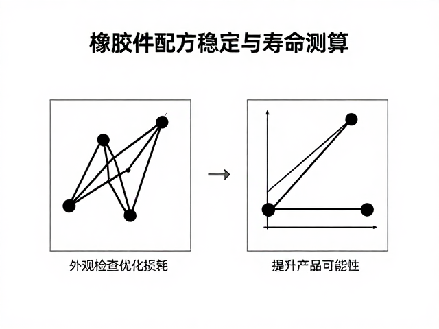 橡胶件配方稳定与寿命测算,外观检查优化损耗,提升产品可靠性