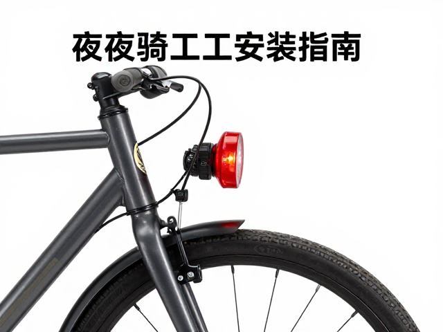 老式代步工具刹车线调节与夜间骑行车灯安装指南