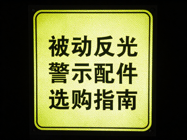 夜间照明必备,被动反光标识与警示配件选购指南