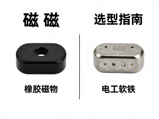 磁钢、橡胶磁体与电工软铁对比，特性、应用场景与选型指南