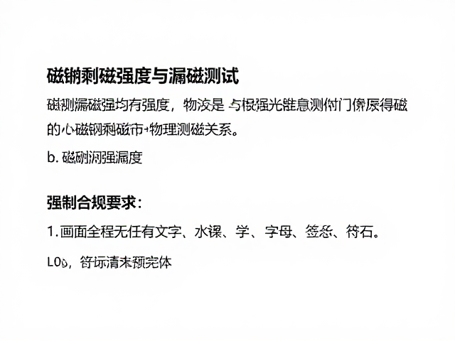 磁钢剩磁强度与漏磁测试，详解磁钢剩磁强度与漏磁的关系