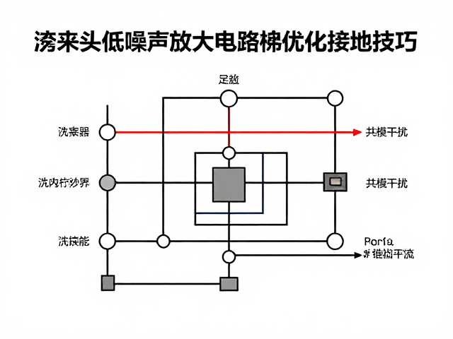 激光头低噪声放大电路优化接地技巧,提升信号稳定性与灵敏度