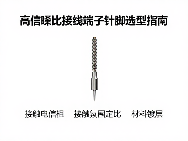 高信噪比接线端子针脚选型指南,提升信号传输稳定性