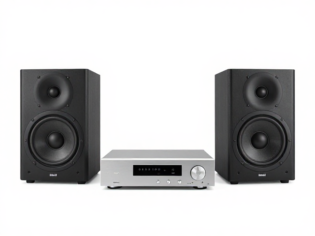 高灵敏度易推纯立体声HiFi音箱搭配CD机,轻松还原纯净音质