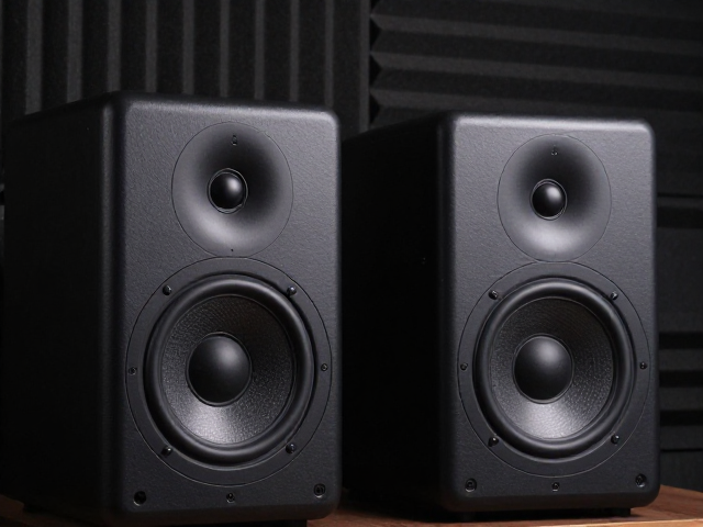 纯立体声HiFi音箱搭配电子音乐,吸音扩散处理提升听感