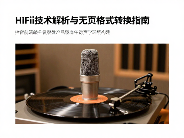 HiFi唱片制作中麦克风技术解析与无损格式转换指南
