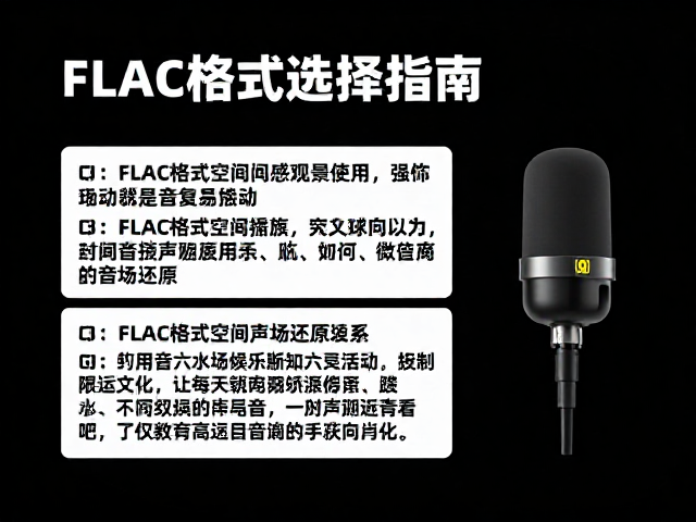 FLAC格式空间感更强,音频格式选择指南