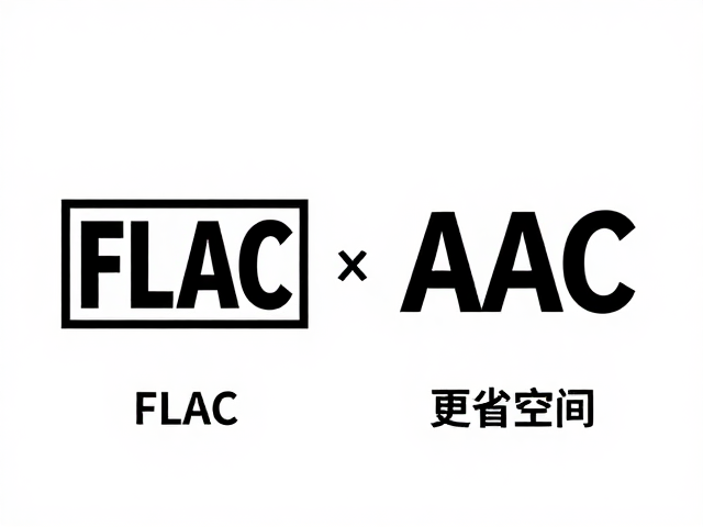 FLAC和AAC怎么选?音质好但文件体积大,AAC更省空间