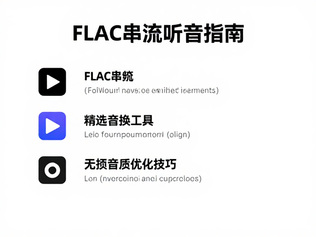 FLAC串流听音指南,精选音频转换工具推荐与无损音质优化技巧