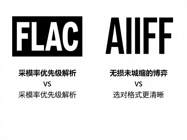 FLAC与AIIFF区别,采样率优先级解析,选对格式更清晰