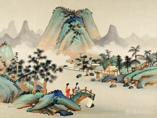 顾绣山水人物题材，书画稿转绣训练与屏风挂画创作指南