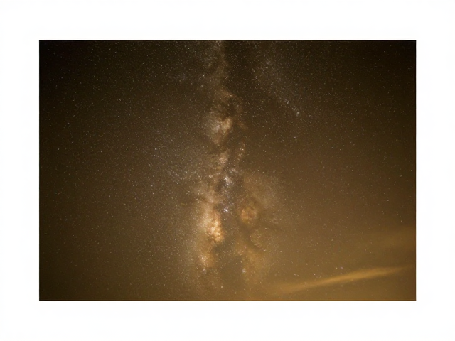 星空夜景白平衡怎么设？画面偏黄试试3500K-5000K