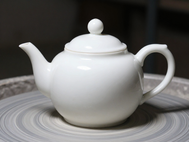 德化白瓷茶具壶嘴壶把接坯工艺，素烧定型基础详解