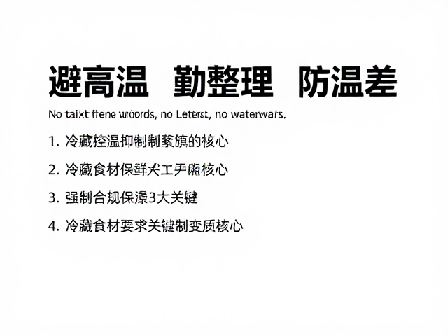 避高温、勤整理、防温差,冷藏食材保鲜3大关键,告别变质浪费