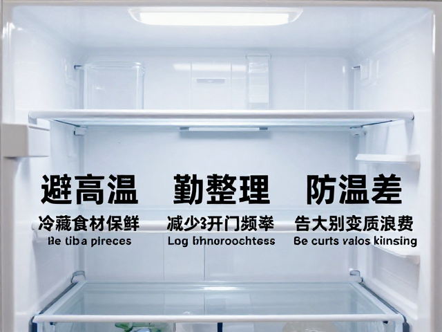 防温差:减少开门频率与合理摆放