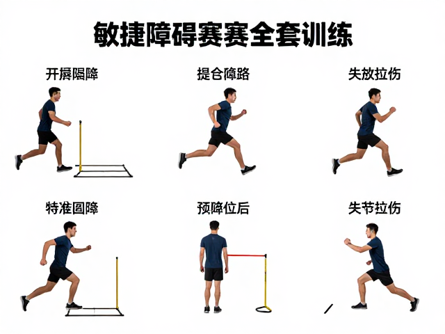 敏捷障碍赛全套训练,提升路线准确率,避免关节拉伤