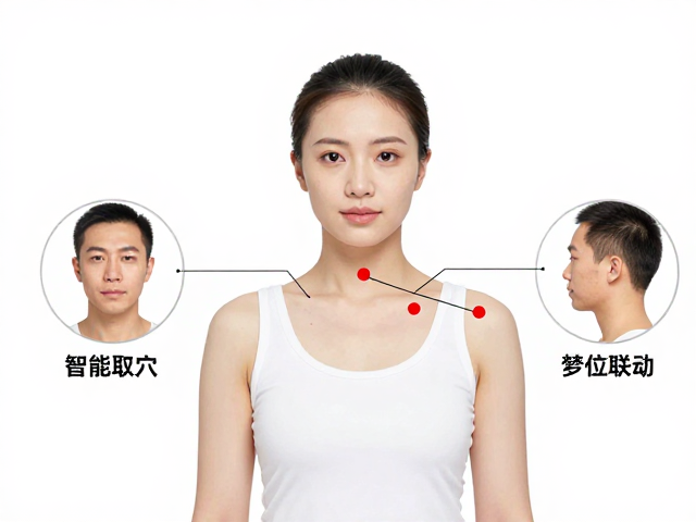 AI智能取穴，多部位联动，多模态交互融合重塑健康新体验