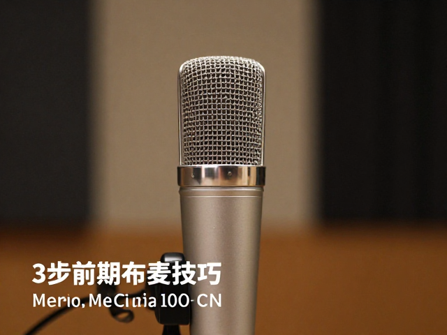 麦克风底噪大?3步前期布麦技巧,录音纯净无杂音