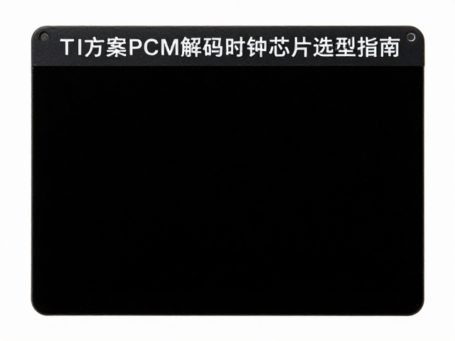 TI方案PCM解码与时钟芯片选型指南,低延迟高音质设计实战