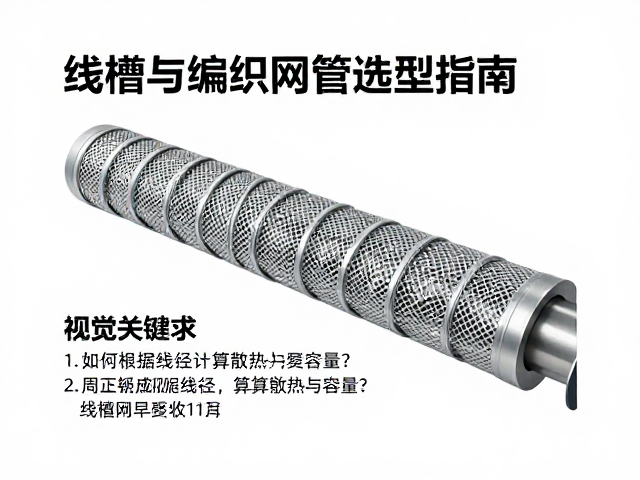 线槽与编织网管选型指南，如何根据线径计算散热与容量？