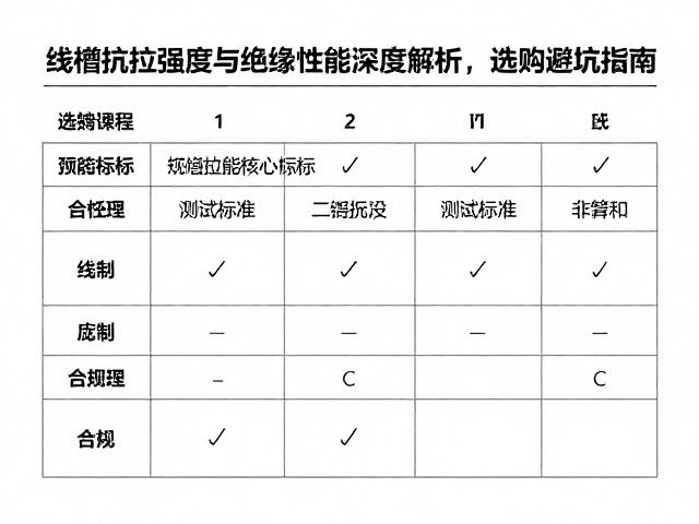 线槽抗拉强度与绝缘性能深度解析，选购避坑指南