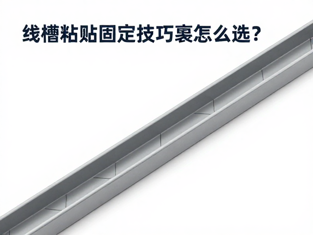 线槽粘贴固定技巧，耐温范围怎么选？3步搞定不脱落