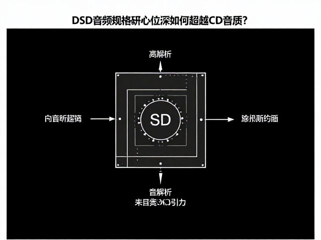 DSD音频规格研发，位深如何超越CD音质？深度解析高解析音频