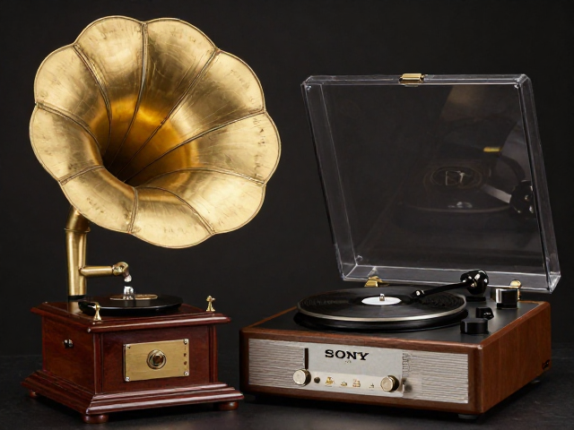 从爱迪生发明留声机到Sony手摇留声机，复古设备的声学演变