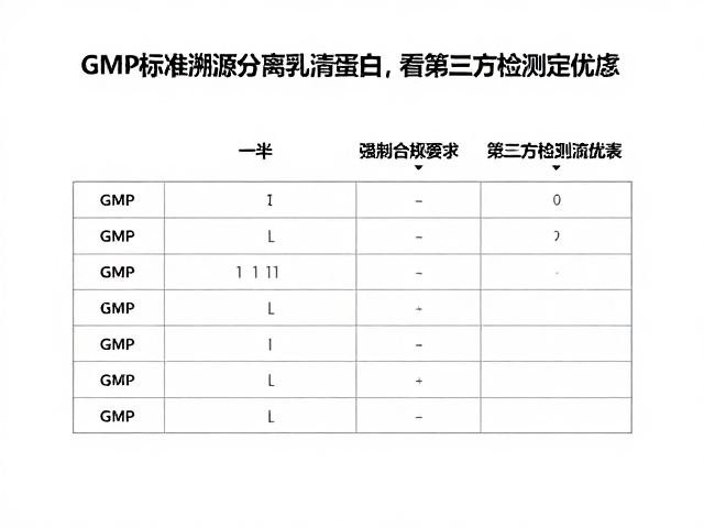 GMP标准溯源分离乳清蛋白，看第三方检测定优劣