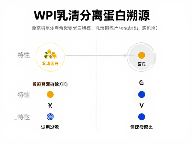 WPI乳清分离蛋白溯源,黄豌豆蛋白与乳清蛋白特性深度对比