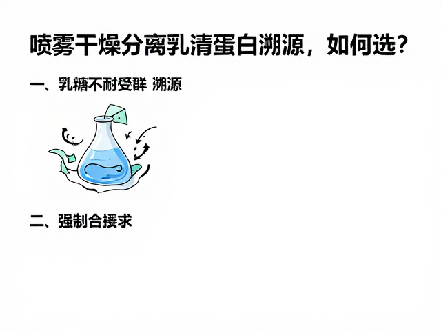 喷雾干燥分离乳清蛋白溯源,乳糖不耐受人群如何选?