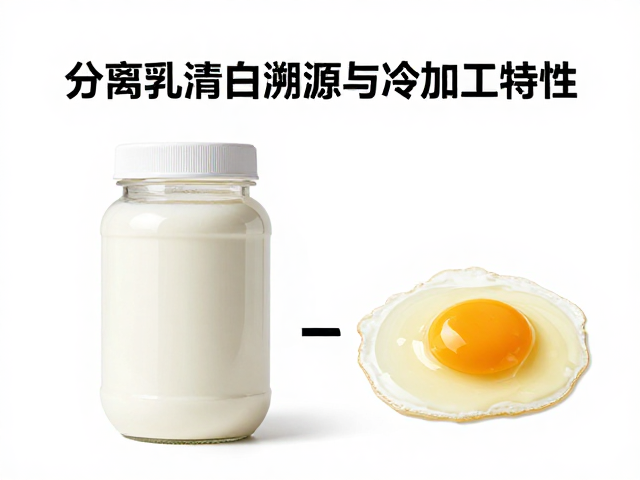 分离乳清蛋白溯源与冷加工特性,揭秘鸡蛋蛋白营养优势