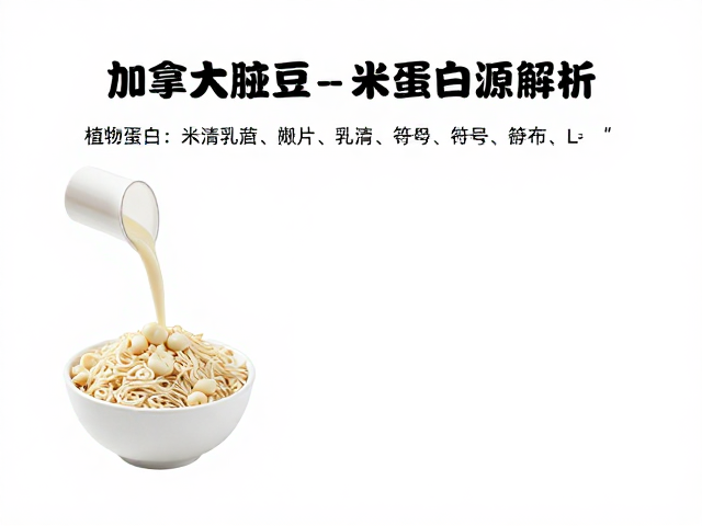 加拿大豌豆与米蛋白溯源,分离乳清原料特性全解析