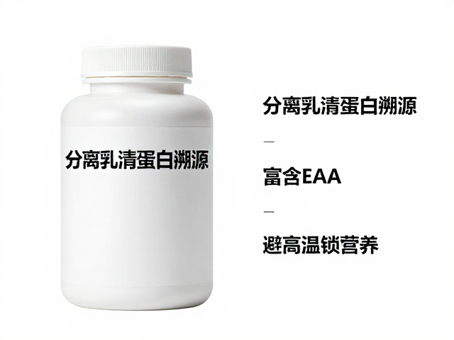 分离乳清蛋白溯源，富含EAA，避高温锁营养