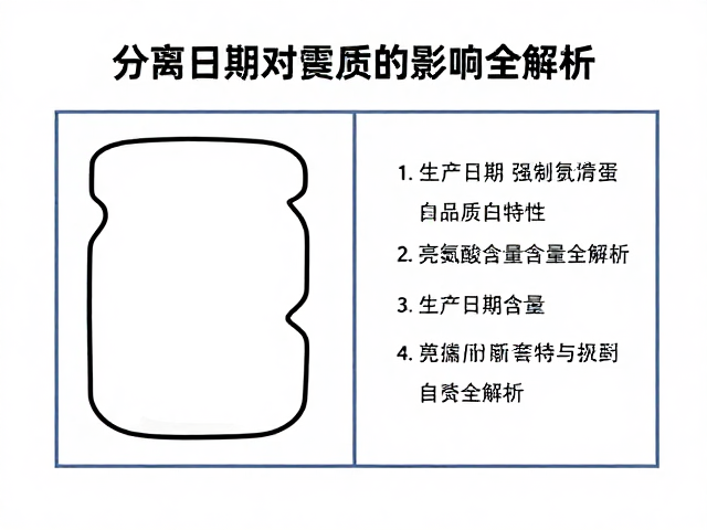 分离乳清蛋白溯源与特性,生产日期与亮氨酸含量全解析
