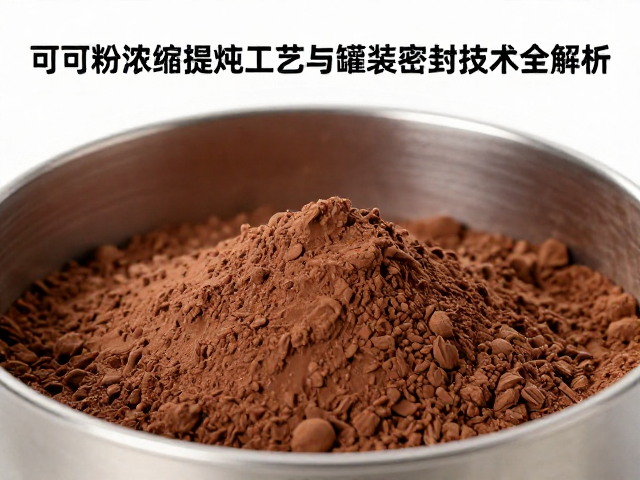 可可粉蛋白浓缩提纯工艺与罐装密封技术全解析