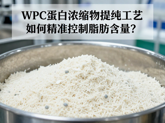 WPC蛋白浓缩物提纯工艺，如何精准控制脂肪含量？