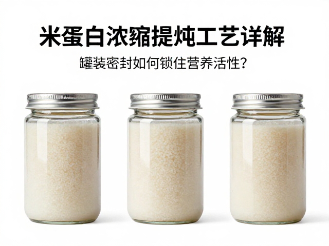 米蛋白浓缩提纯工艺详解，罐装密封如何锁住营养活性？