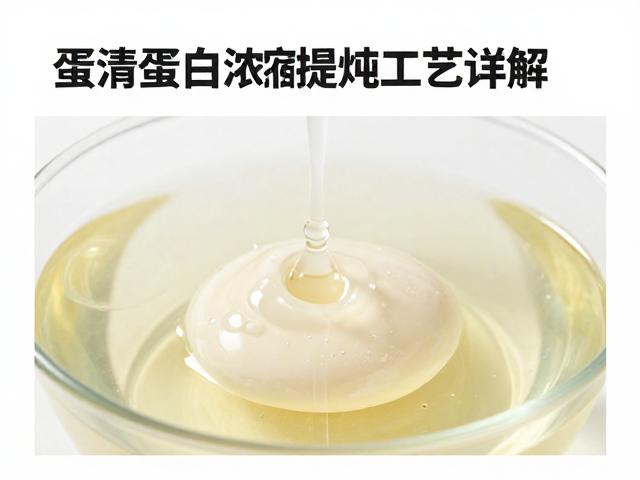 蛋清蛋白浓缩提纯工艺详解,水分含量控制与核心技术解析