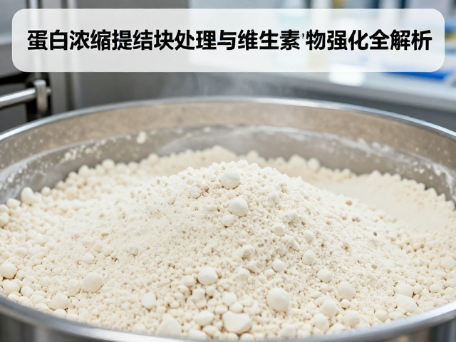 蛋白浓缩提纯工艺，抗结块处理与维生素矿物质强化全解析