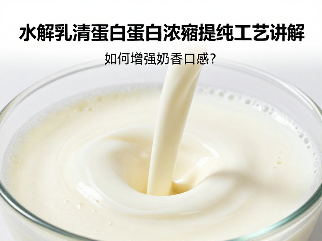 水解乳清蛋白蛋白浓缩提纯工艺讲解，如何增强奶香口感？